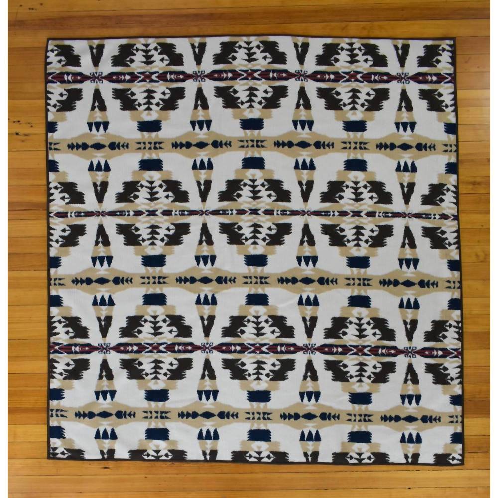 NEW TASHA POLIZZI frontier blanket throw in cashmere
